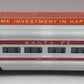Lionel 2561 Vintage O Santa Fe Vista Valley Red Stripe Aluminum Observation Car EX/Box