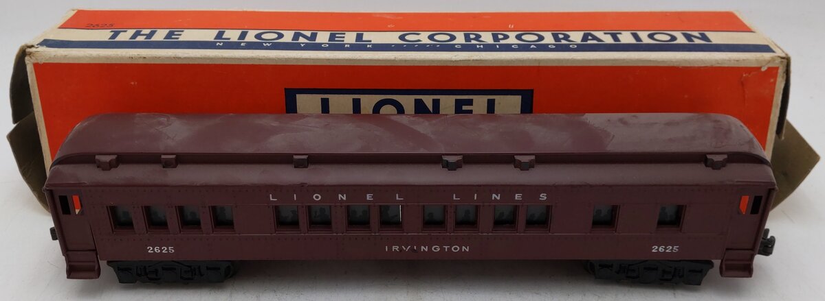 Lionel 2625 Vintage O Lionel Lines Madison Heavyweight "Irvington" Passenger Car VG/Box