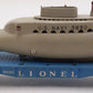 Lionel 3830 Vintage O Flatcar with Operating U.S. Navy Submarine VG