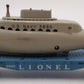 Lionel 3830 Vintage O Flatcar with Operating U.S. Navy Submarine VG