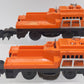 Lionel 3927 O Vintage Postwar Motorized Track Cleaner Car #3927 (Set of 2) VG