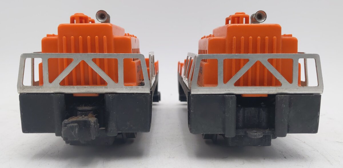 Lionel 3927 O Vintage Postwar Motorized Track Cleaner Car #3927 (Set of 2) VG
