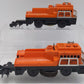 Lionel 3927 O Vintage Postwar Motorized Track Cleaner Car #3927 (Set of 2) VG