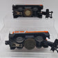 Lionel 3927 O Vintage Postwar Motorized Track Cleaner Car #3927 (Set of 2) VG