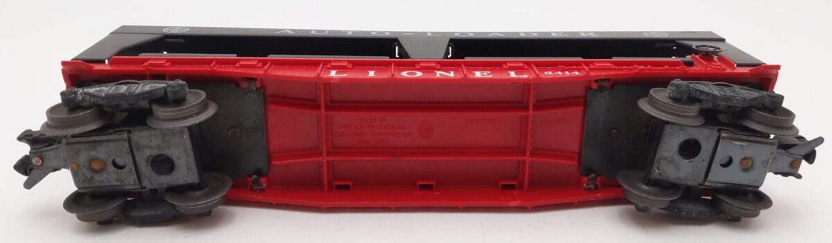 Lionel 6414 Vintage O Gauge Postwar Evans Autoloader with 4 Automobiles VG