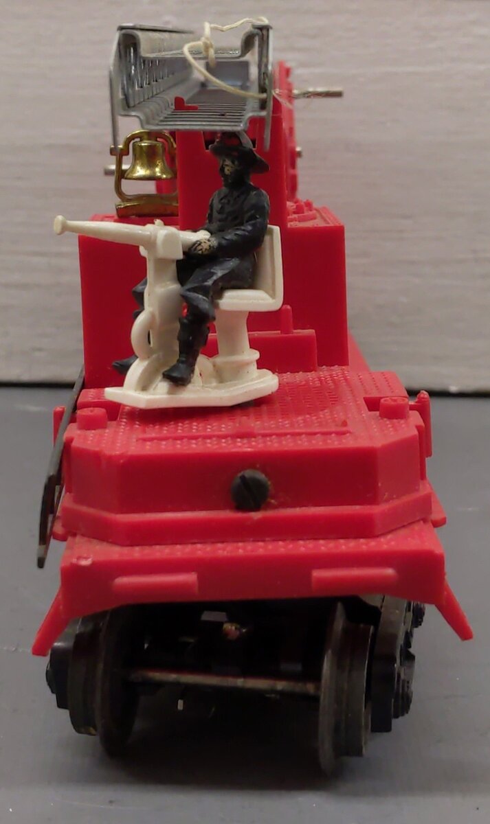 Lionel 3512 Vintage O Fireman & Ladder Car w/Silver Ladder - RARE VG/Box
