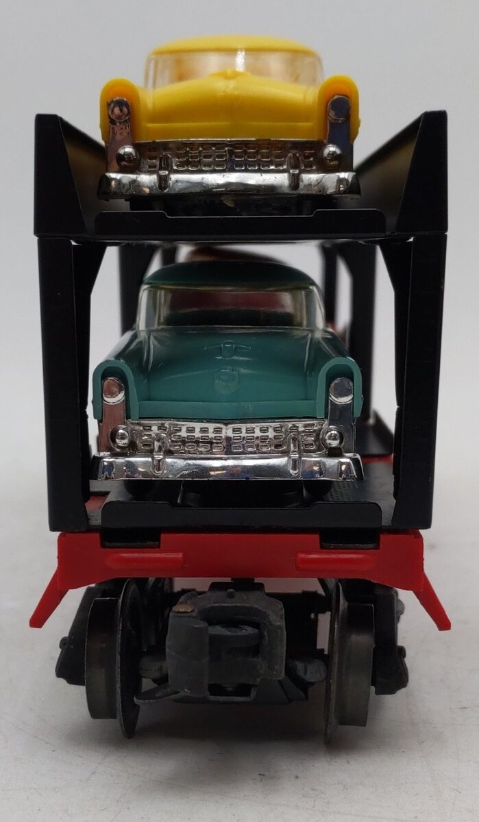 Lionel 6414 Vintage O Gauge Postwar Evans Autoloader with 4 Automobiles VG/Box