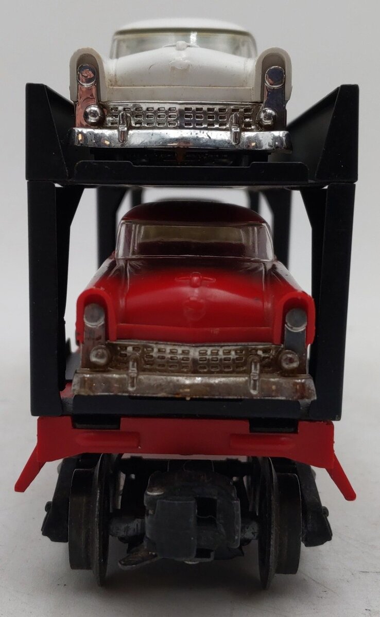 Lionel 6414 Vintage O Gauge Postwar Evans Autoloader with 4 Automobiles VG/Box