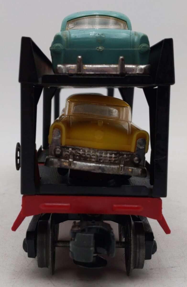 Lionel 6414 Vintage O Gauge Postwar Evans Autoloader with 4 Automobiles VG/Box