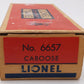 Lionel 6657 Vintage O Rio Grande Caboose VG/Box