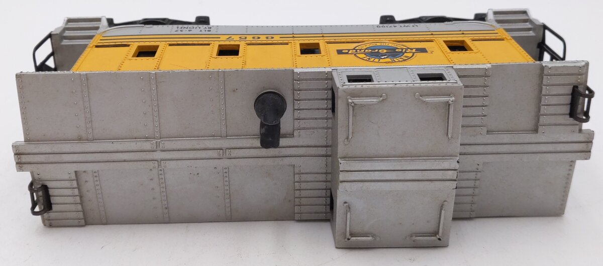 Lionel 6657 Vintage O Rio Grande Caboose VG/Box