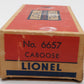 Lionel 6657 Vintage O Rio Grande Caboose VG/Box