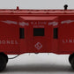 Lionel 6517 Vintage O Lionel Lines Illuminated Bay Window Caboose VG