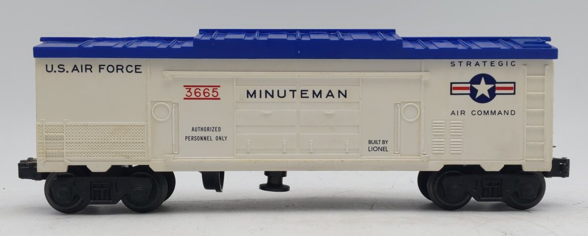 Lionel 3665 Vintage O Gauge US Air Force Minuteman Missile Launching Car VG
