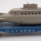 Lionel 6830 Vintage O Flatcar w/ Non Operating Submarine VG