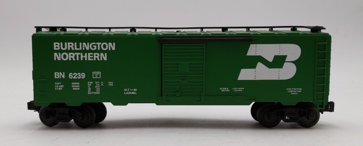 Lionel 6-6239 O Gauge Burlington Northern Standard Boxcar #6239 LN/Box