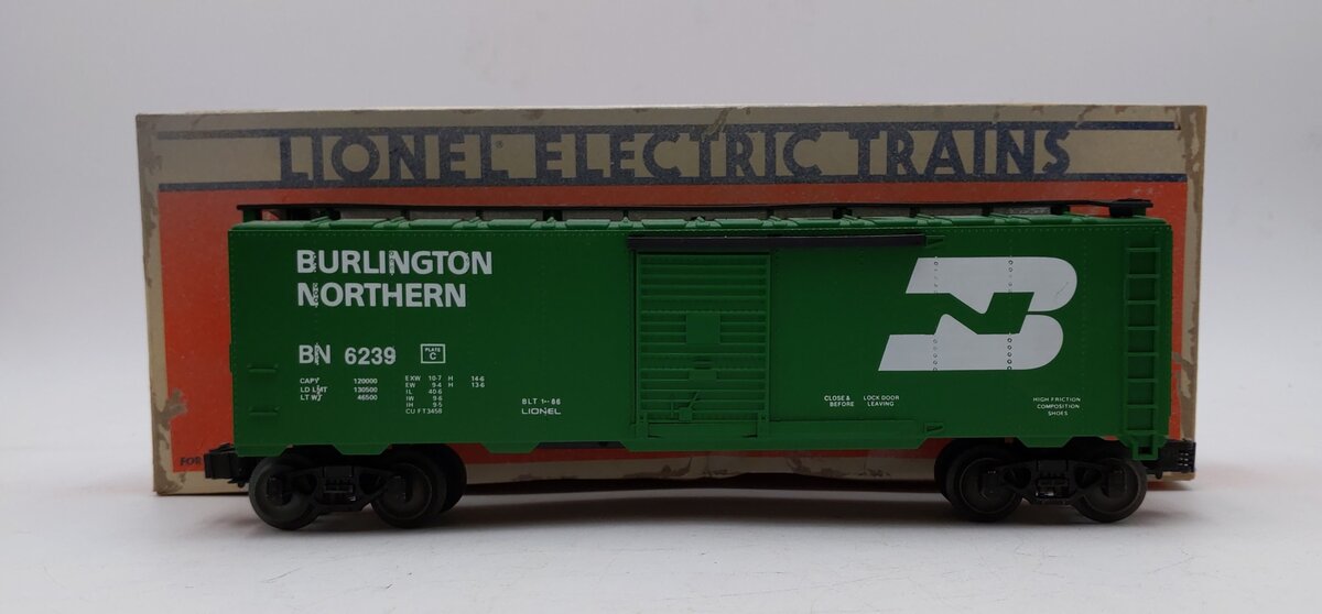 Lionel 6-6239 O Gauge Burlington Northern Standard Boxcar #6239 LN/Box