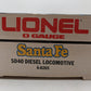 Lionel 6-8265 O Gauge Santa Fe SD-40 Diesel Locomotive EX/Box