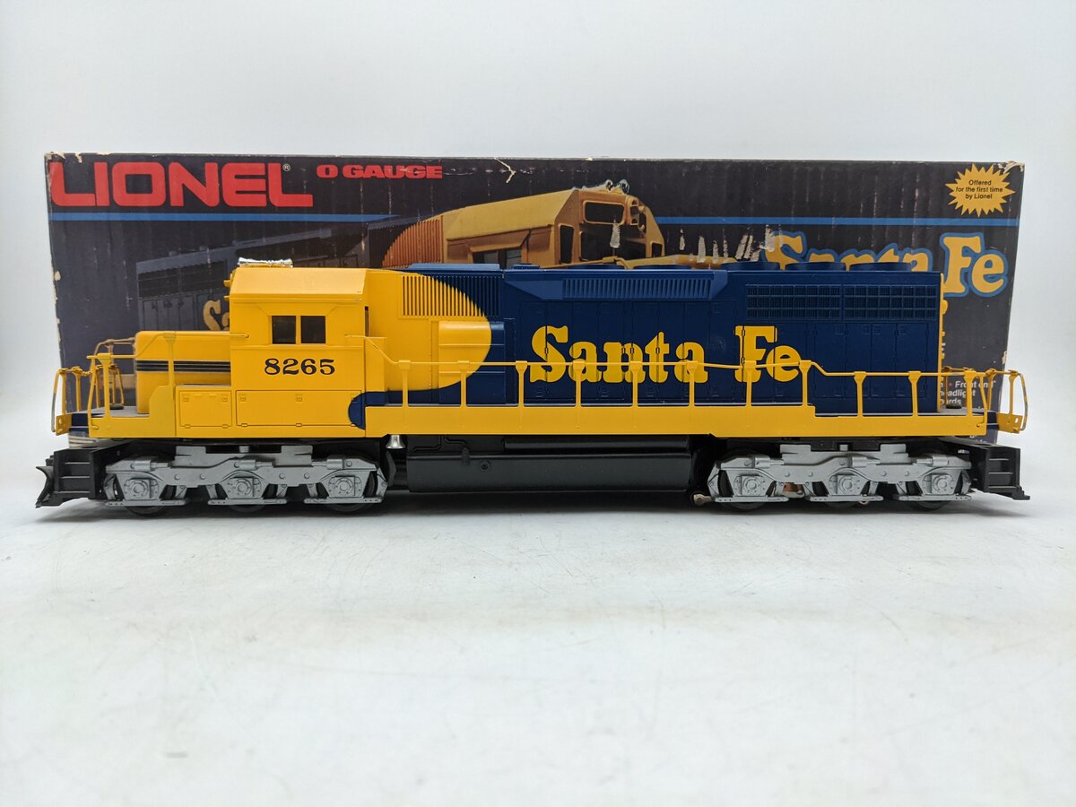 Lionel 6-8265 O Gauge Santa Fe SD-40 Diesel Locomotive EX/Box