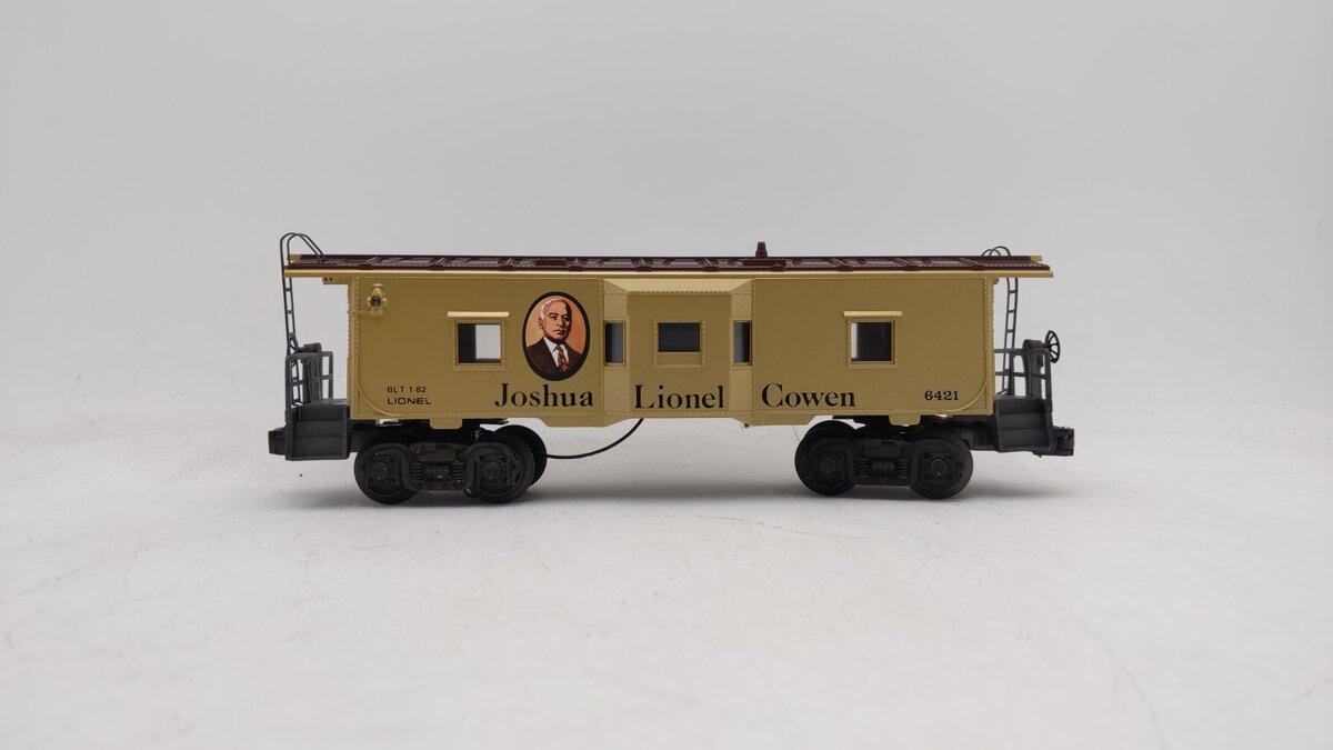Lionel 6-6421 O Gauge Joshua L. Cowen Bay Window Illuminated Caboose EX/Box