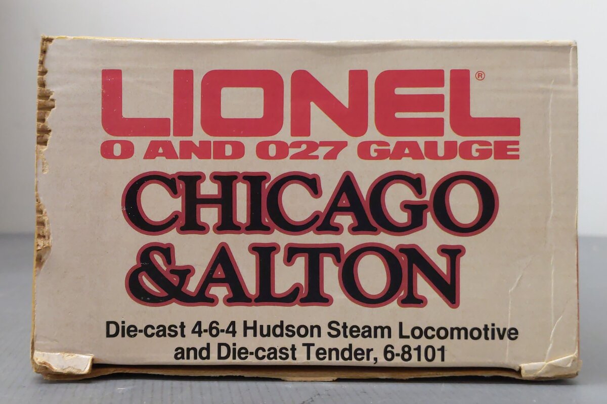Lionel 6-8101 O Gauge Chicago & Alton 4-6-4 Steam Locomotive & Tender #659 VG/Box
