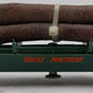Lionel 6-16675 Great Northern Operating Log Dump Car EX