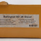 Lionel 6-8151 Burlington SD-28 Diesel Locomotive #8151 VG/Box