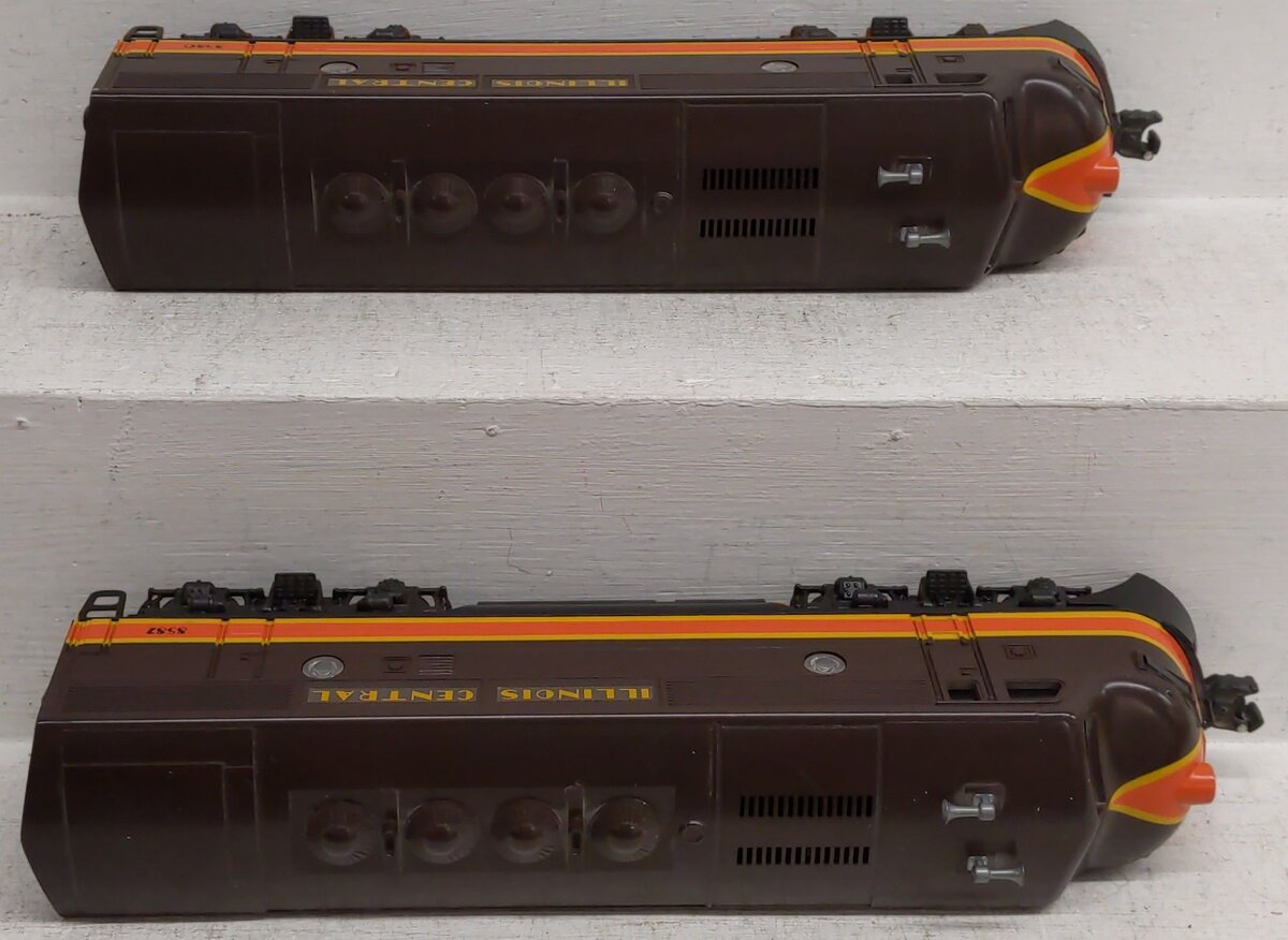 Lionel 6-8580 O Gauge Illinois Central F3 AA Diesel Locomotive Set EX/Box