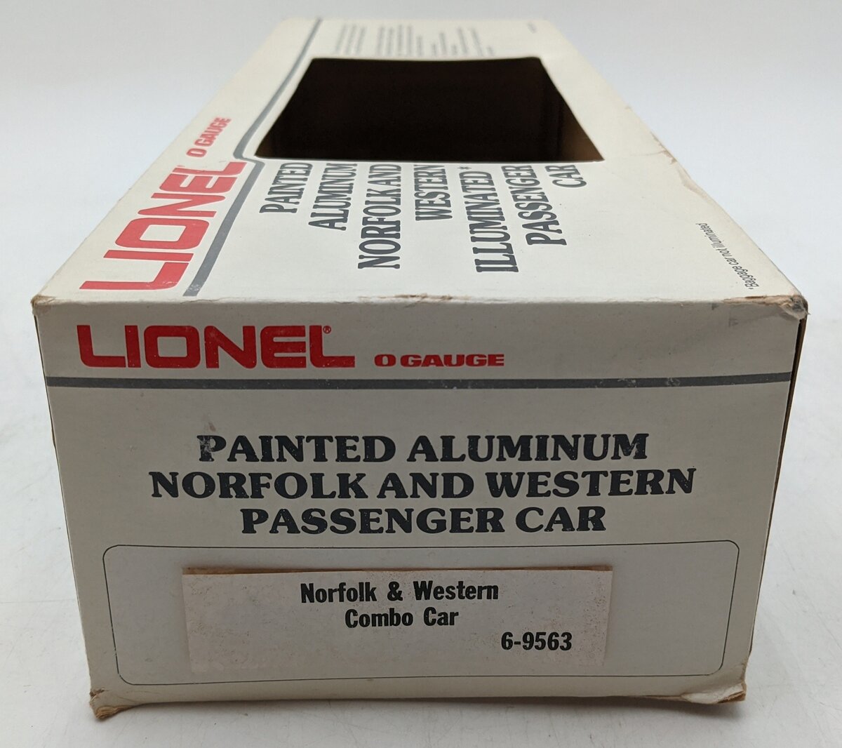 Lionel 6-9563 O Gauge Norfolk & Western Aluminum Combo Car #578 LN/Box