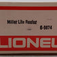 Lionel 6-9874 O Gauge Miller Lite Beer Billboard Reefer Car EX/Box