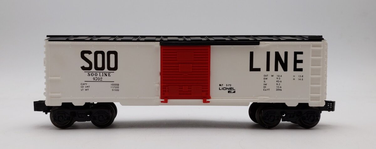 Lionel 6-9702 O Gauge SOO Line Box Car LN/Box