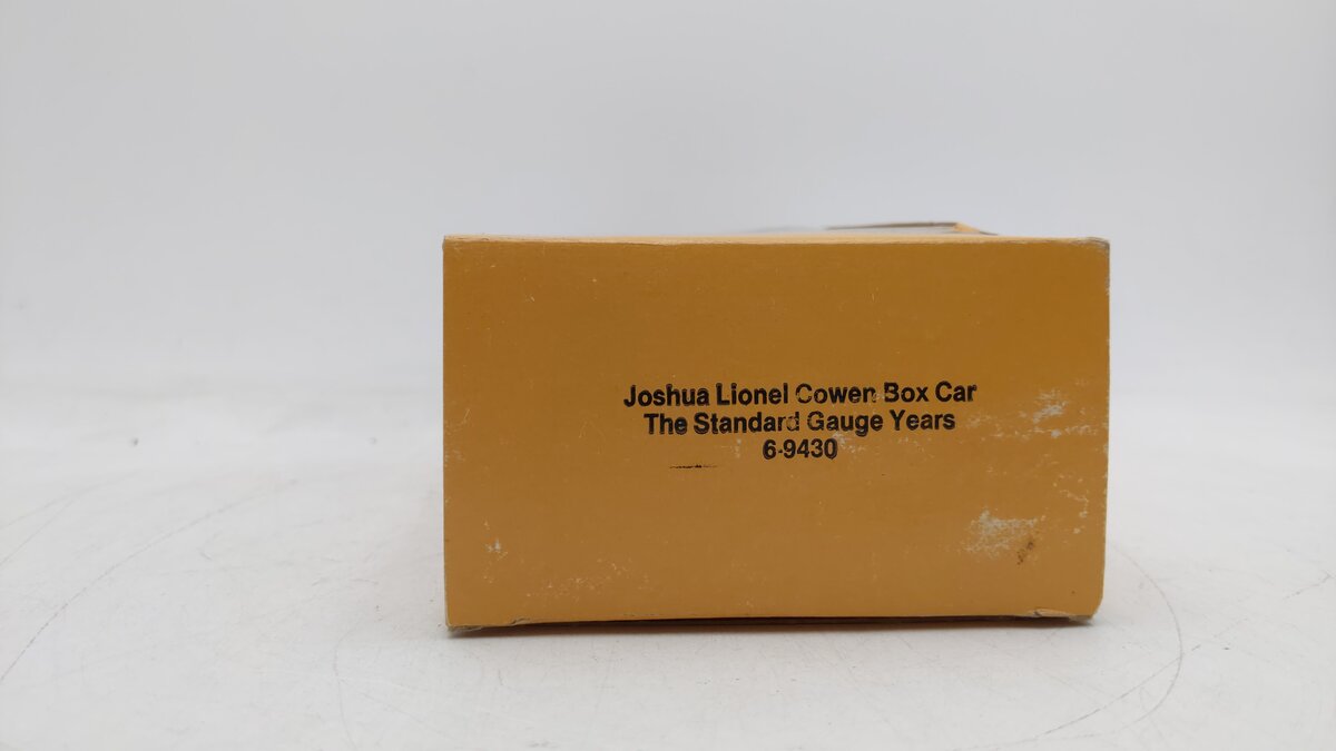 Lionel 6-9430 O Gauge Joshua Lionel Cowen The Standard Gauge Years Boxcar EX/Box