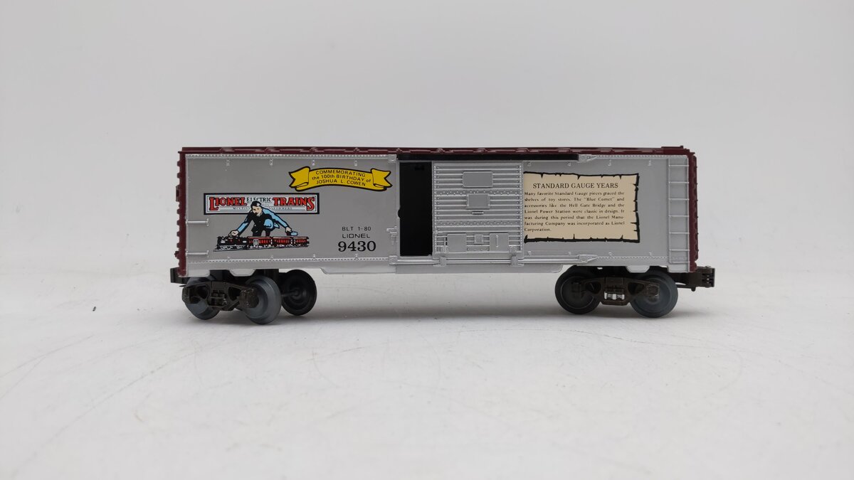 Lionel 6-9430 O Gauge Joshua Lionel Cowen The Standard Gauge Years Boxcar EX/Box