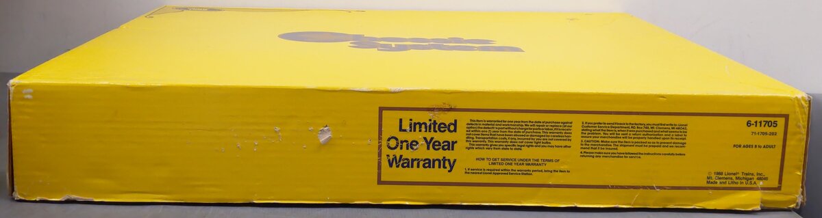 Lionel 6-11705 O Gauge Chessie System Diesel Freight Train Set EX/Box
