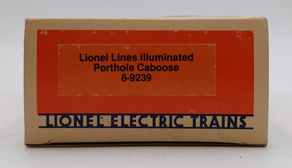 Lionel 6-9239 O Gauge Lionel Lines Illuminated Porthole Caboose EX/Box