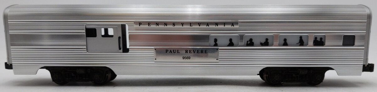 Lionel 6-9569 O Gauge Pennsylvania "Paul Revere" Aluminum Combine Car EX