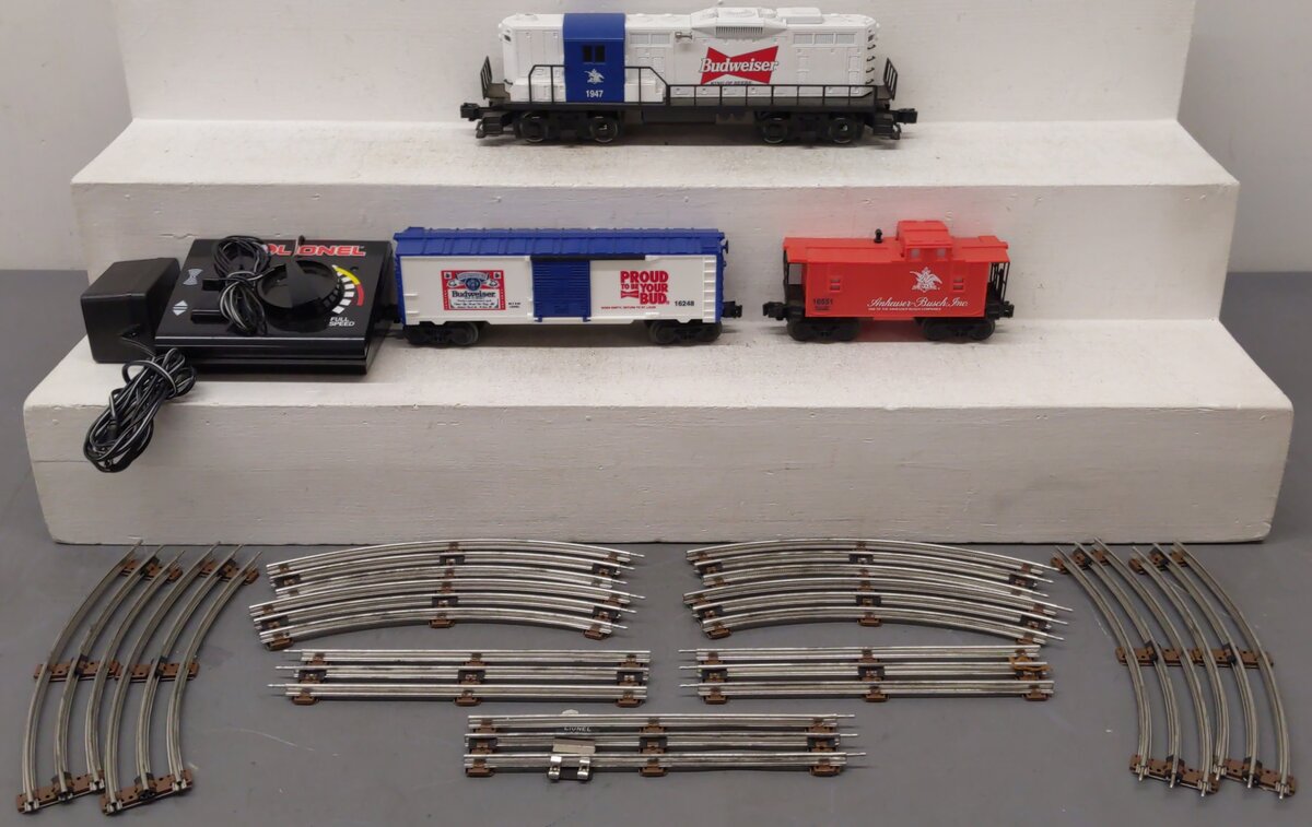 Lionel 6-11810 O Gauge Anheuser Busch Promotional Diesel Freight Train Set EX/Box