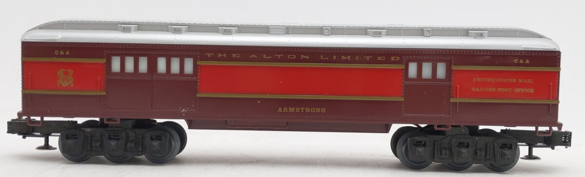 Lionel 6-9554 O Gauge Chicago & Alton "Armstrong" Baggage Car EX/Box