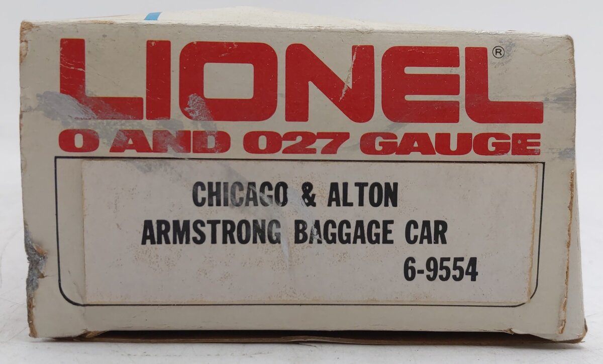 Lionel 6-9554 O Gauge Chicago & Alton "Armstrong" Baggage Car EX/Box