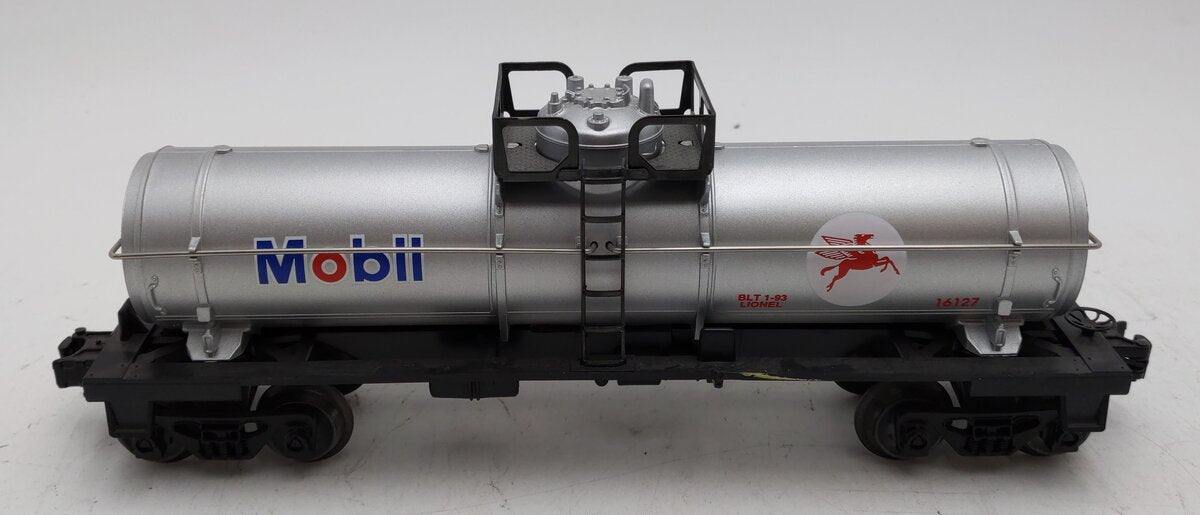 Lionel 6-16127 O Gauge Mobil Oil Corporation Single-Dome Tank Car EX