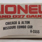 Lionel 6-9555 O Gauge Chicago & Alton "Missouri" Combination Car EX/Box