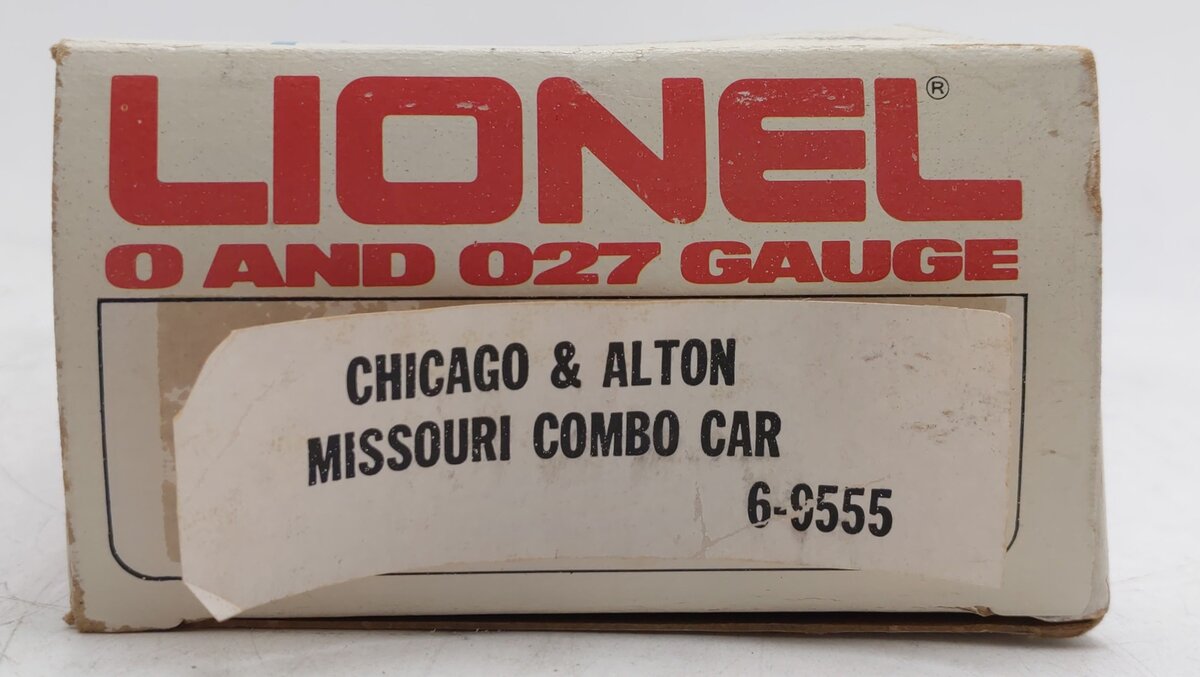 Lionel 6-9555 O Gauge Chicago & Alton "Missouri" Combination Car EX/Box