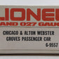 Lionel 6-9557 O Gauge Chicago & Alton "Webster Groves" Passenger Car EX/Box