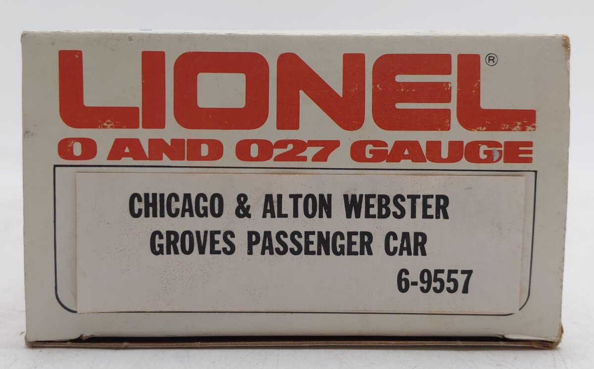 Lionel 6-9557 O Gauge Chicago & Alton "Webster Groves" Passenger Car EX/Box