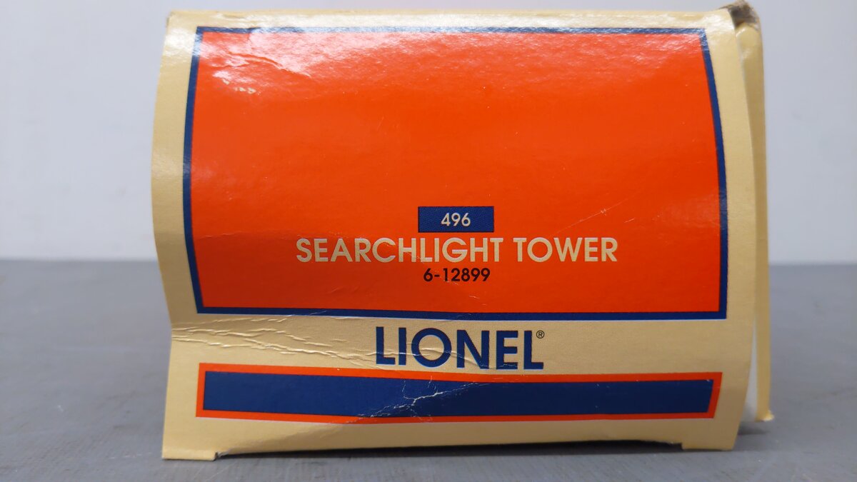 Lionel 6-12899 O Operating Dual Searchlight Tower VG/Box