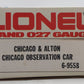 Lionel 6-9558 O Gauge Chicago & Alton "Chicago" Observation Car EX/Box