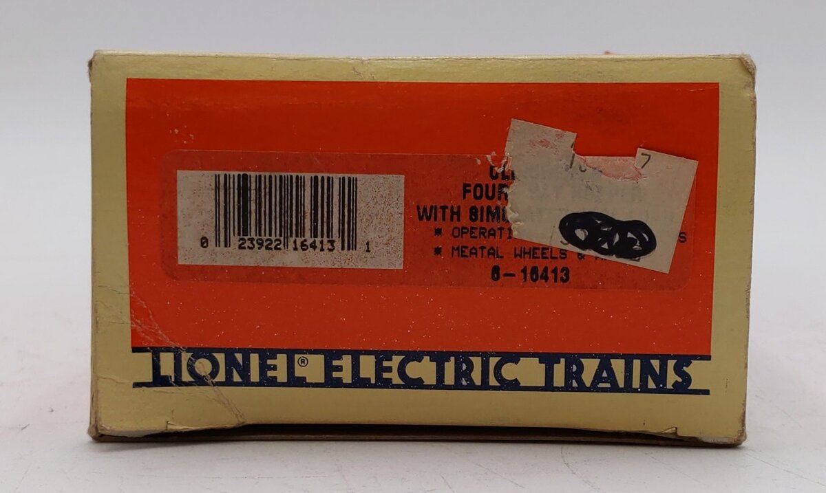 Lionel 6-16413 O Gauge Clinchfield 4-Bay Hopper with Coal Load LN/Box