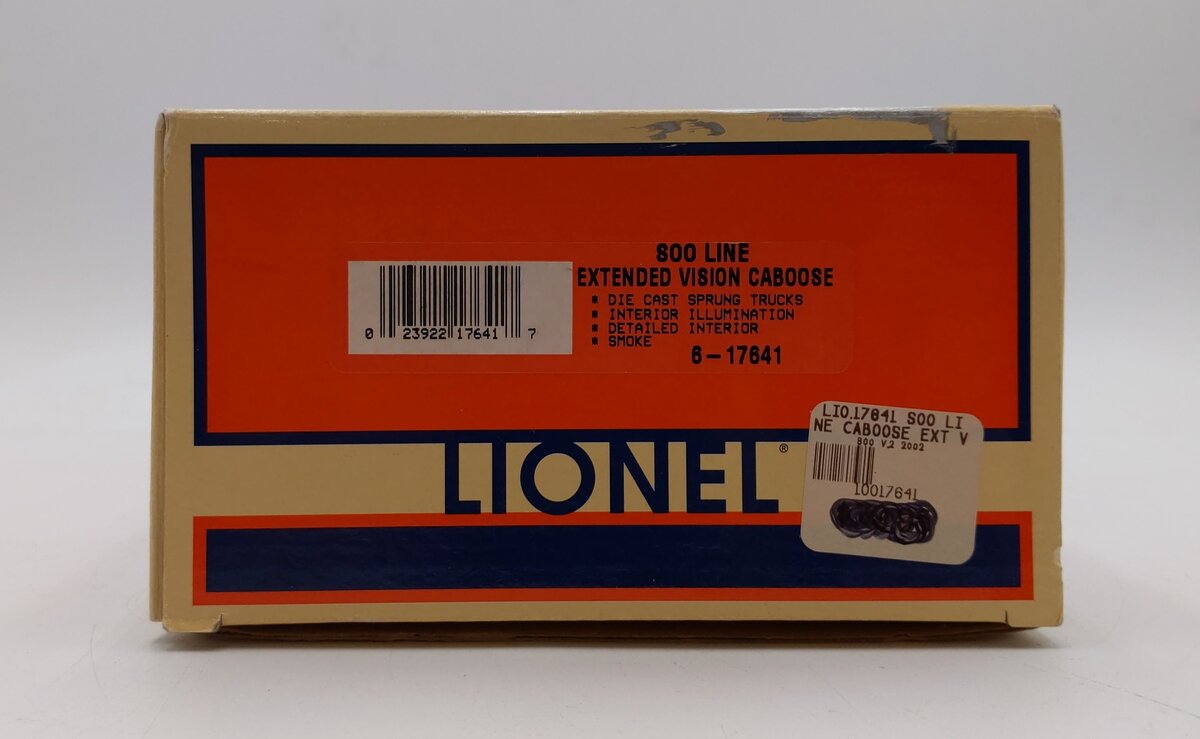Lionel 6-17641 SOO Line Extended Vision Caboose LN/Box