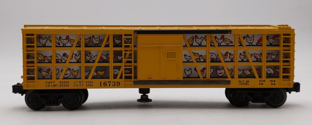 Lionel 6-16739 O Gauge WB Foghorn Leghorn Operating Poultry Car #16739 EX/Box