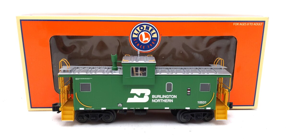 Lionel 6-17651 O Burlington Northern Extended Vision Caboose #10531 LN/Box